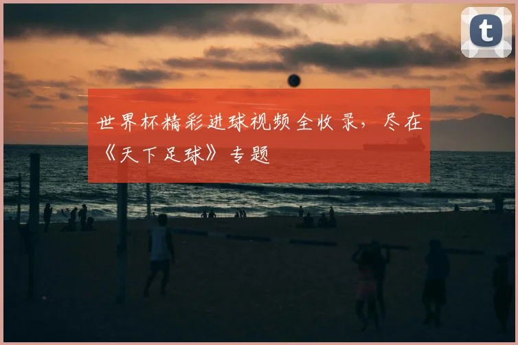 世界杯精彩进球视频全收录,尽在《天下足球》专题